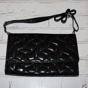 🖤 Quilted Patent‑Style Mini Shoulder Bag · 6x5" · NWOT